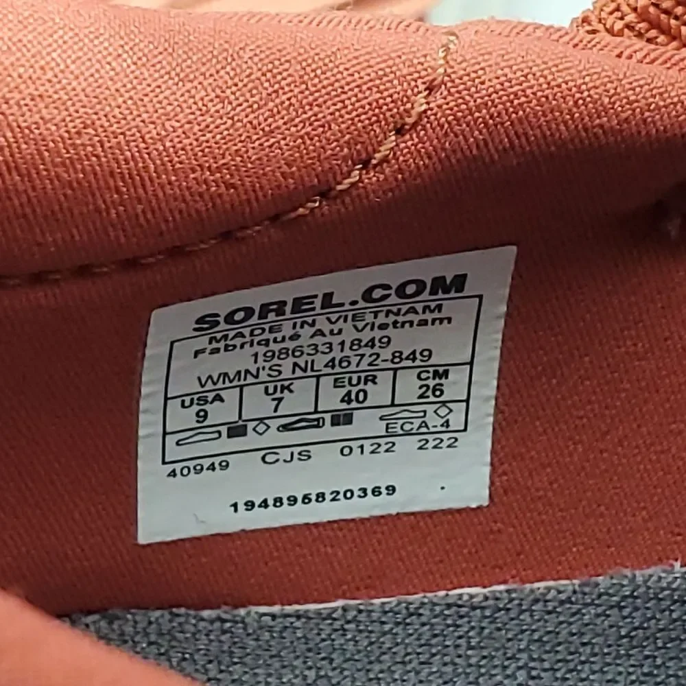 Sorel Women's Explorer Blitz Stride Lace Shoes Size 9
